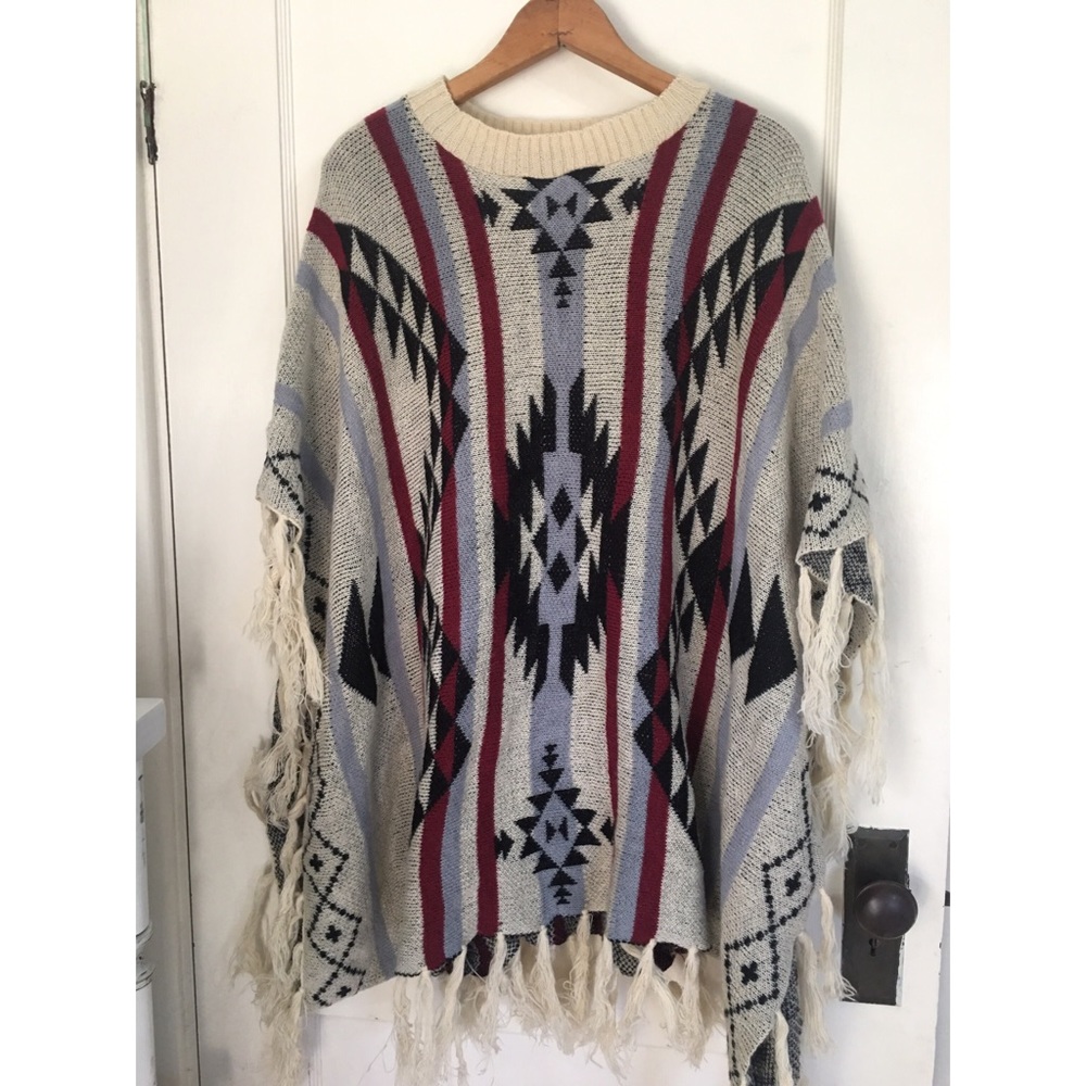 Sweater poncho